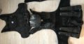 Paintball Weste + Handschuhe + Helm + Pods + Kehlkopfschutz