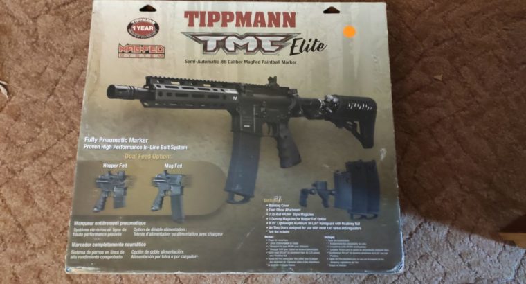 Tippmann TMC Elite inkl. HP Flasche – neuwertig