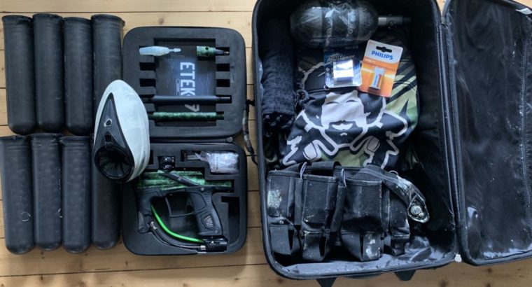 Paintball-Gesamtpaket mit Planet Eclipse ETEK 5