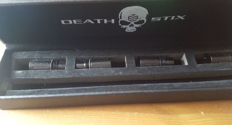 Death Stix Carbon Tuning Lauf .68 inkl Assassin Barrel 40cm inkl 4er Set Adapter Tuning Hülsen