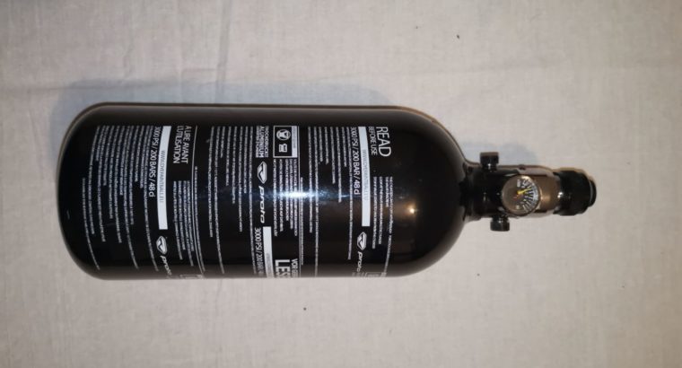 Proto0,8L (48ci) HP Tank/Flasche, Fülldruck 3000 PSI mit Regulator