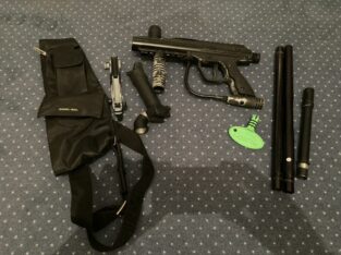 Paintball Set mit drei Markierern, Tanks und mehr