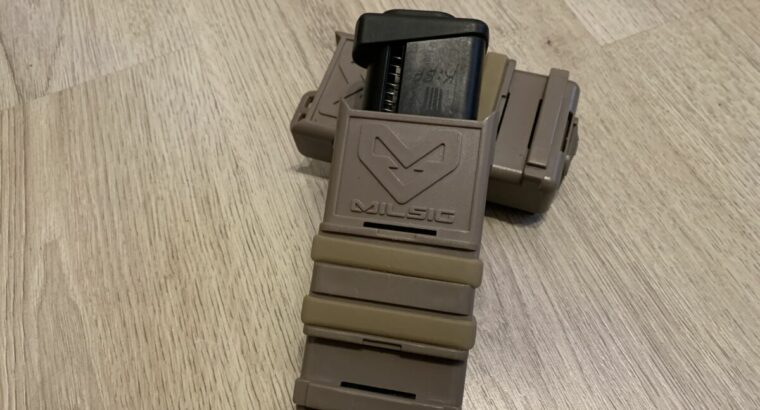 Milsig FAZ MAG TPX 2er Set schwarz oder tan