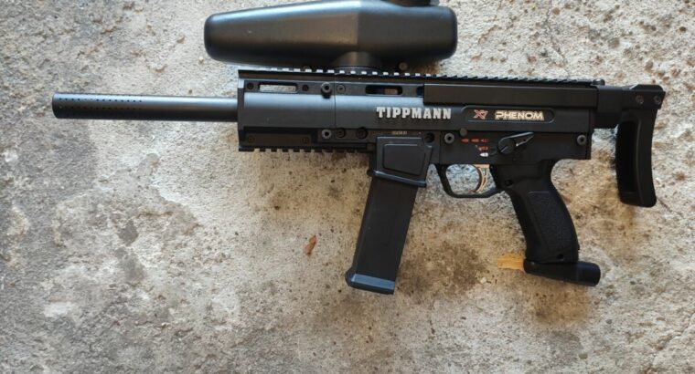 Tippmann X7 Phenom mit viel Zubehor