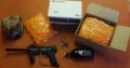 Tippmann 98 Custom Set + AUTO-TRIGGER + 4000 Paintballs + Maske