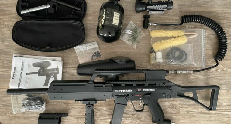 NEU Tippmann X7 Phenom komplett-Set + Weste + Maske + Ausrüstung