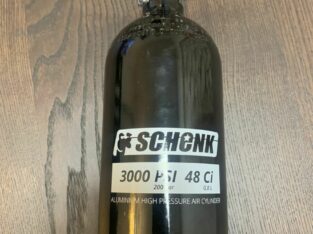 HP Flasche von Schenk, 200 bar, 0,8 l, selten genutzt