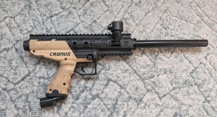 Tippmann Cronus Basic Paintball Markierer Kal. .68 tan / schwarz