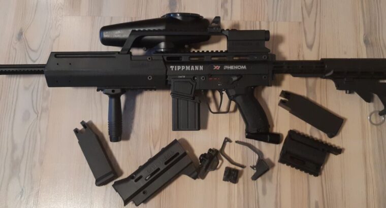 Neue Tippmann x7 Phenom mit x36 Bodykit und extra Upgrade Board