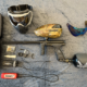 Hochwertiges Paintball-Komplettpaket (Dye DSR, Virtue Spire IV Hopper, Bunker Kings CMD Paintball-Maske)