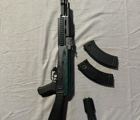 AK74 RAM74 Komplettset Black Edition cal. 0.43 Hülsenauswurf