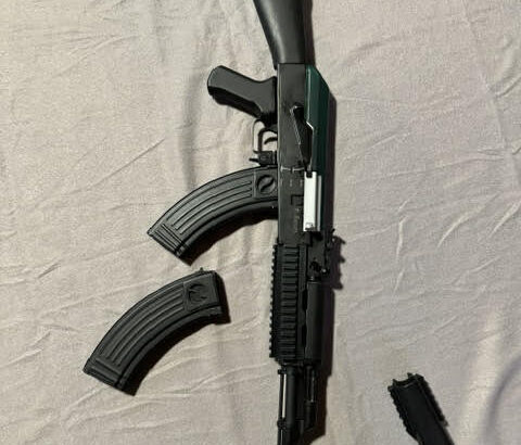 AK74 RAM74 Komplettset Black Edition cal. 0.43 Hülsenauswurf