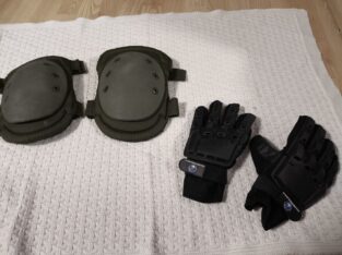 Knieschoner Mil-Tec & Handschuhe Größe L abenteuerladen.de